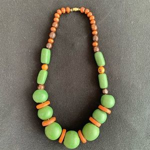 Hand-made Wooden Necklace